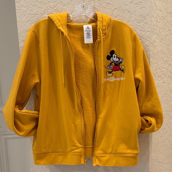 Walt Disney World Yellow Hoodie with Mickey Mouse - Picture 5 of 6